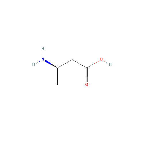 (R)-3-AMINOBUTYRIC ACID (CAS: 3775-73-3) - Chemical Structure and Molecular Formula 