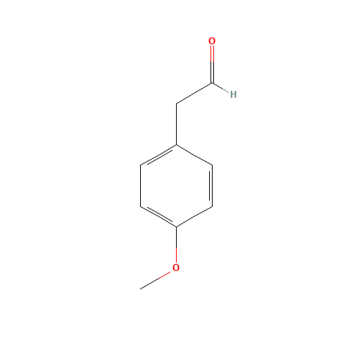 4-METHOXYPHENYLACETALDEHYDE (CAS: 5703-26-4) - Chemical Structure and Molecular Formula 