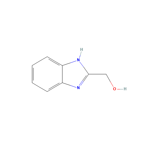 1H-Benzimidazole-2-methanol (CAS: 4856-97-7) - Chemical Structure and Molecular Formula 