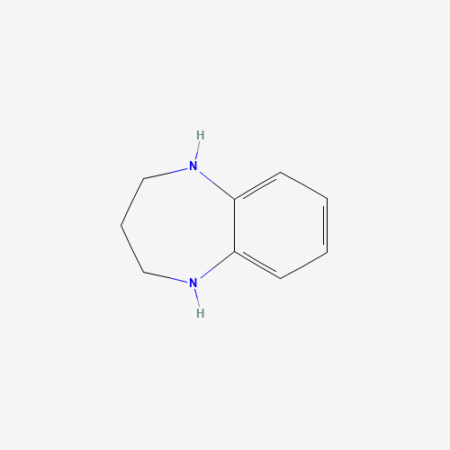 2,3,4,5-TETRAHYDRO-1H-BENZO[B][1,4]DIAZEPINE (CAS: 6516-89-8) - Chemical Structure and Molecular Formula 