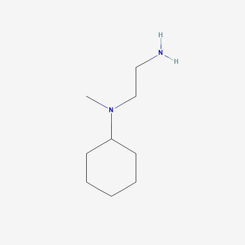 N-(2-aminoethyl)-N-methylcyclohexanamine (CAS: 245487-33-6) - Chemical Structure and Molecular Formula 