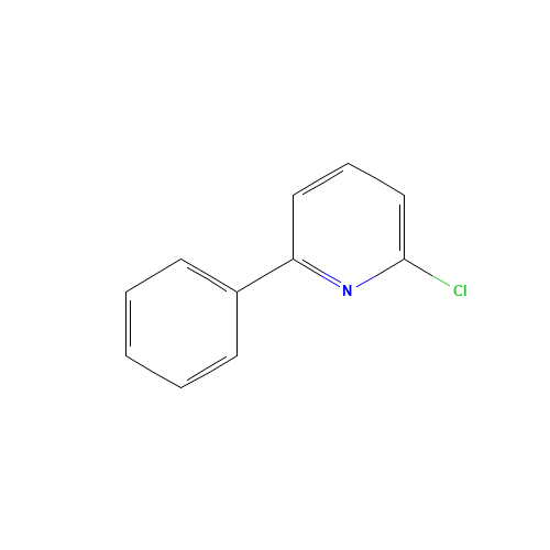 2-Chloro-6-phenylpyridine (CAS: 13382-54-2) - Chemical Structure and Molecular Formula 