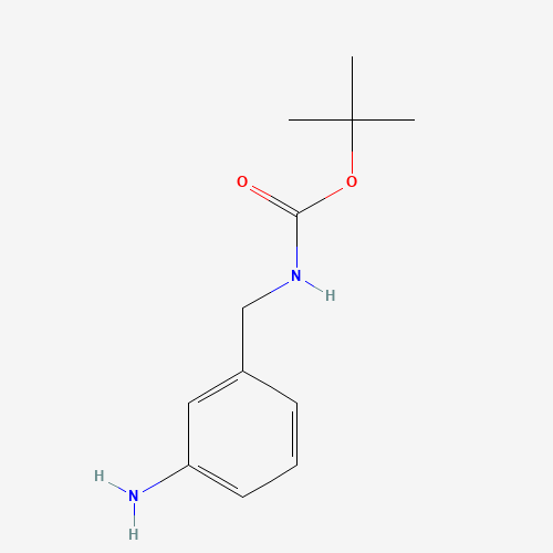 tert-Butyl 3-aminobenzylcarbamate (CAS: 147291-66-5) - Chemical Structure and Molecular Formula 