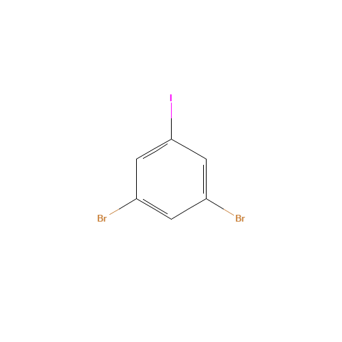 1,3-Dibromo-5-iodobenzene (CAS: 19752-57-9) - Chemical Structure and Molecular Formula 