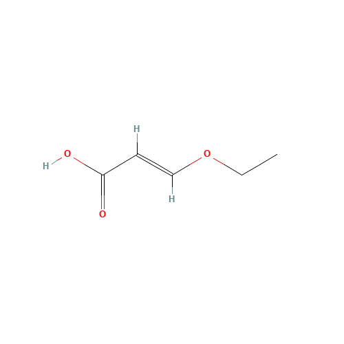 3-Ethoxyacrylic acid (CAS: 6192-01-4) - Chemical Structure and Molecular Formula 