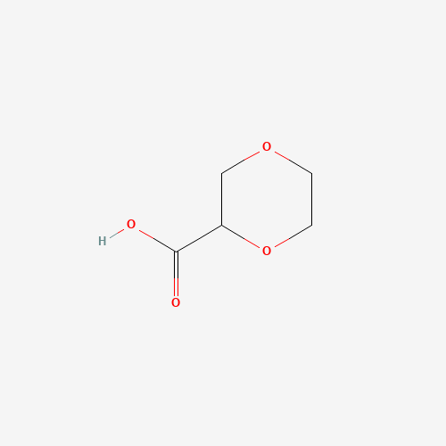 1,4-Dioxane-2-carboxylic acid (CAS: 89364-41-0) - Chemical Structure and Molecular Formula 