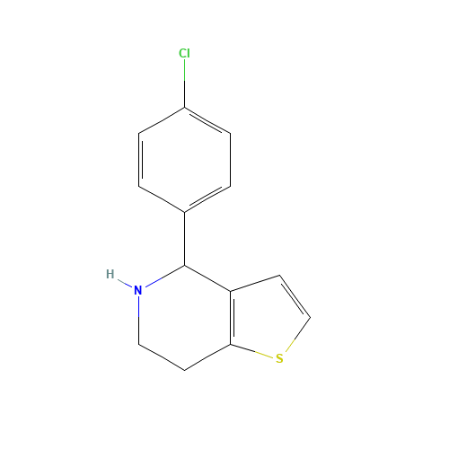 4-(4-Chlorophenyl)-4,5,6,7-tetrahydrothieno[3,2-c]pyridine (CAS: 213462-12-5) - Related Chemical Product
