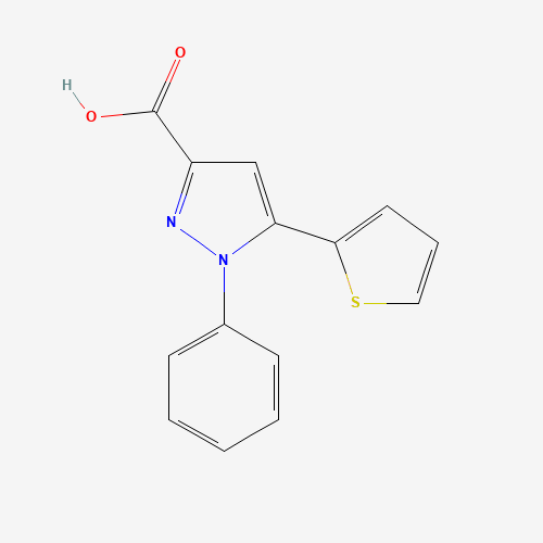 1-Phenyl-5-(2-thienyl)-1H-pyrazole-3-carboxylic acid (CAS: 220192-02-9) - Related Chemical Product