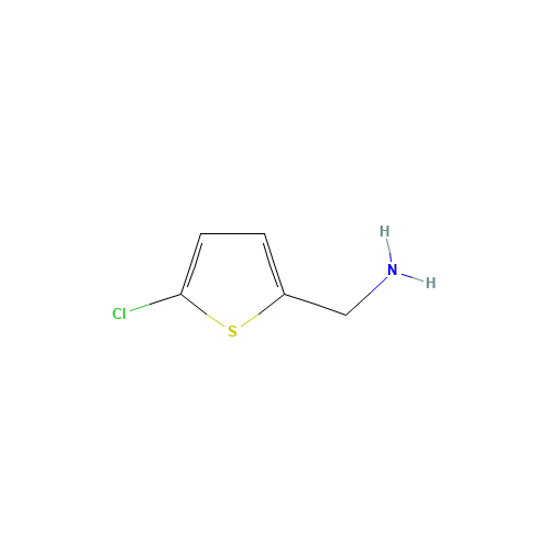 (5-Chlorothiophen-2-yl)methanamine (CAS: 214759-22-5) - Chemical Structure and Molecular Formula 