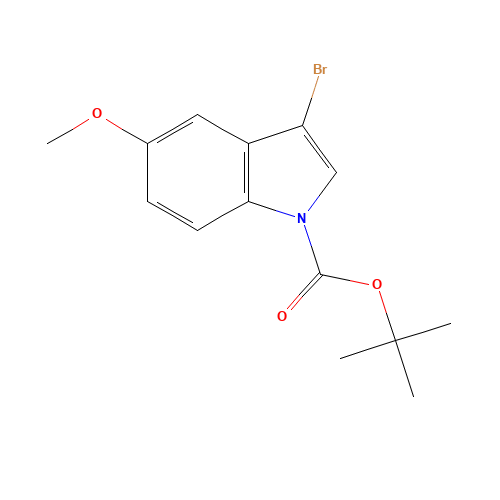 3-Bromo-5-methoxyindole-1-carboxylic acid tert-butyl ester (CAS: 348640-11-9) - Related Chemical Product