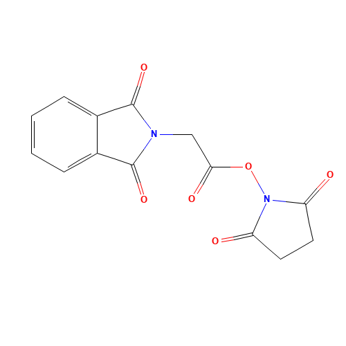 Pht-Gly-Osu (CAS: 3397-29-3) - Chemical Structure and Molecular Formula 