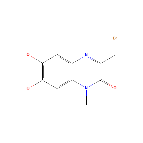 3-Bromomethyl-6,7-dimethoxy-1-methyl-2(H)-quinoxalinone (CAS: 100595-07-1) - Related Chemical Product