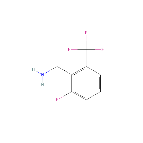 2-Fluoro-6-(trifluoromethyl)benzylamine (CAS: 239087-06-0) - Chemical Structure and Molecular Formula 