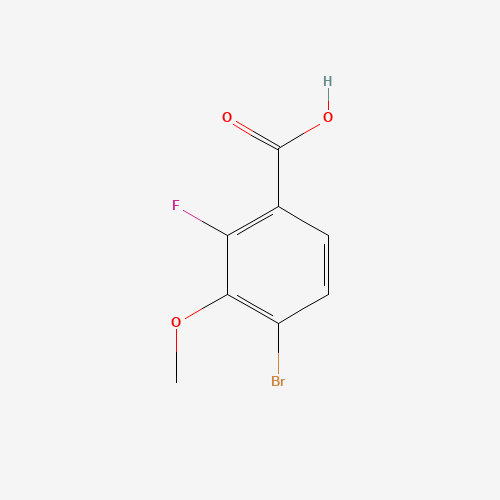 4-Bromo-2-fluoro-3-methoxy-benzoic acid (CAS: 194804-92-7) - Related Chemical Product