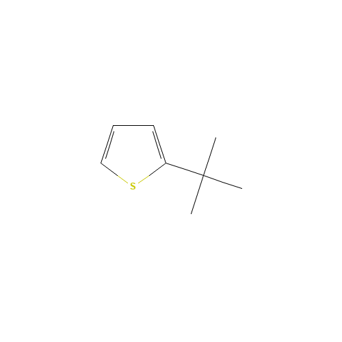 2-Tert-butylthiophene (CAS: 1689-78-7) - Chemical Structure and Molecular Formula 