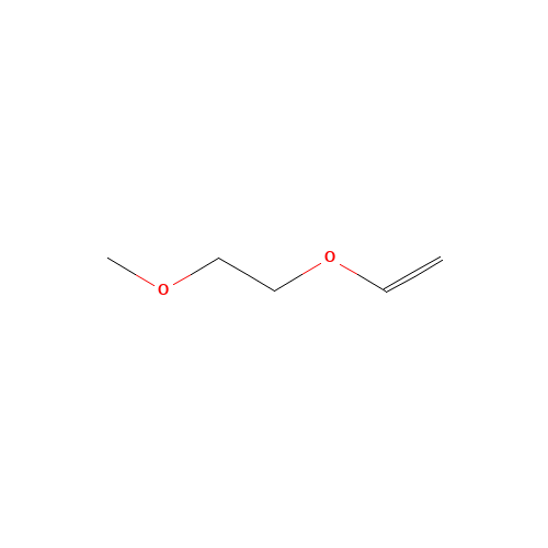 Vinyl2-methoxyethylether (CAS: 1663-35-0) - Chemical Structure and Molecular Formula 