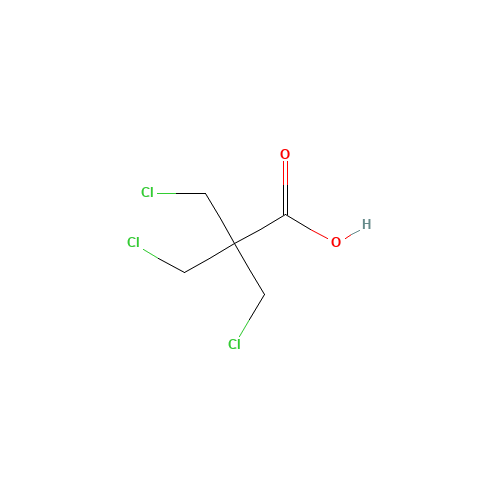 3-Chloro-2,2-dichloromethylpropionicacid (CAS: 17831-70-8) - Chemical Structure and Molecular Formula 