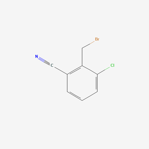 2-Bromomethyl-3-chlorobenzonitrile (CAS: 77533-18-7) - Chemical Structure and Molecular Formula 