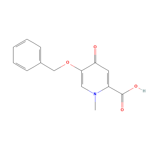 1,4-dihydro-1-methyl-4-oxo-5-(phenylmethoxy)-2-Pyridinecarboxylic acid (CAS: 119736-19-5) - Related Chemical Product