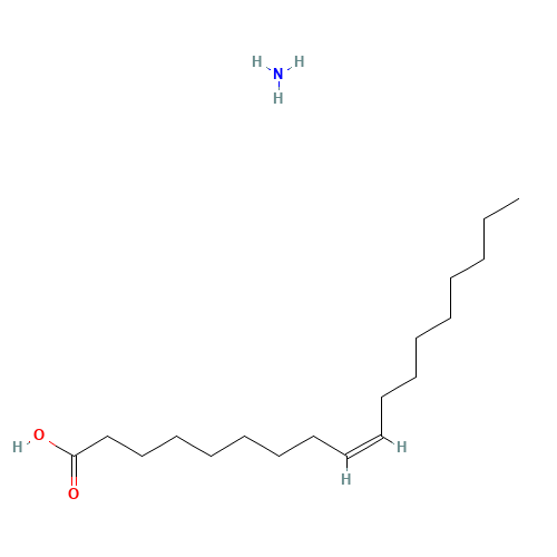 AMMONIUM OLEATE (CAS: 544-60-5) - Chemical Structure and Molecular Formula 