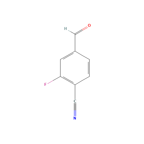 2-fluoro-4-formylbenzonitrile (CAS: 101048-76-4) - Related Chemical Product