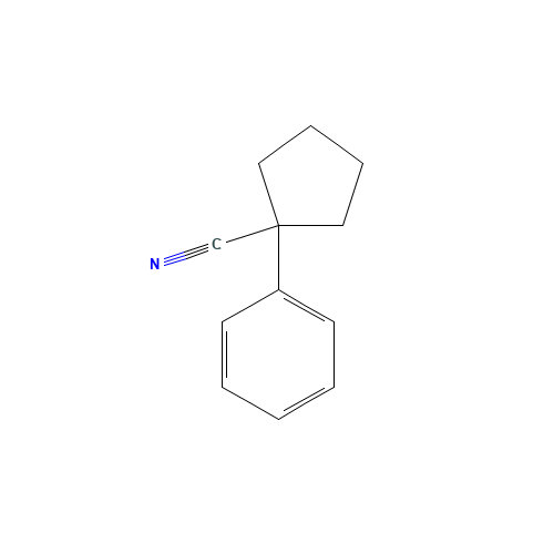 1-Phenyl-cyclopentanecarbonitrile (CAS: 77-57-6) - Related Chemical Product