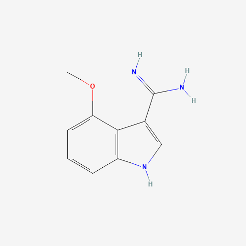 4-Methoxy-1H-indole-3-carboxamidine (CAS: 889944-24-5) - Related Chemical Product
