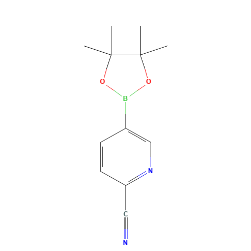 5-(4,4,5,5-Tetramethyl-[1,3,2]dioxaborolan-2-yl)-pyridine-2-carbonitrile (CAS: 741709-63-7) - Related Chemical Product