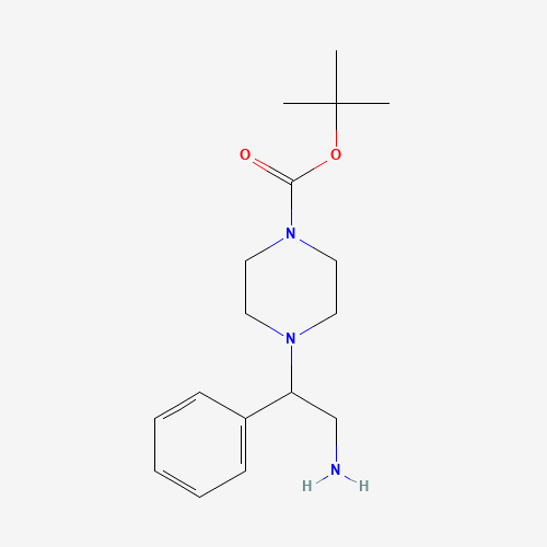 4-(2-Amino-1-phenyl-ethyl)-piperazine-1-carboxylic acid tert-butyl ester (CAS: 444892-54-0) - Related Chemical Product
