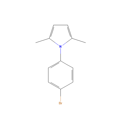 1-(4-Bromo-phenyl)-2,5-dimethyl-1H-pyrrole (CAS: 5044-24-6) - Related Chemical Product