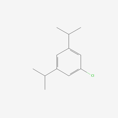 1-Chloro-3,5-diisopropylbenzene (CAS: 87945-06-0) - Chemical Structure and Molecular Formula 