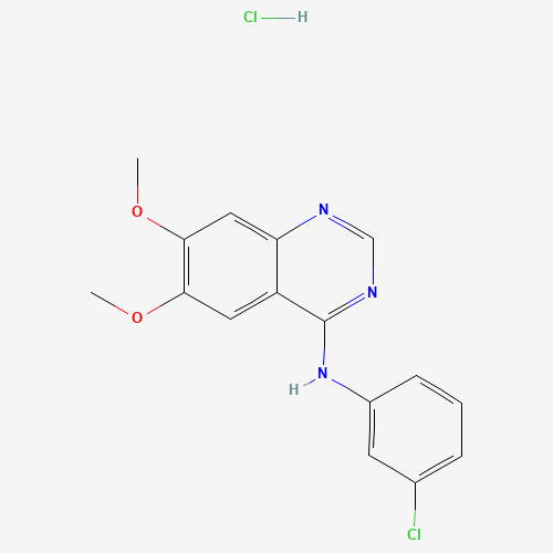 6,7-Dimethoxy-4-[N-(3-chlorophenyl)amino]quinazoline hydrochloride (CAS: 170449-18-0) - Related Chemical Product