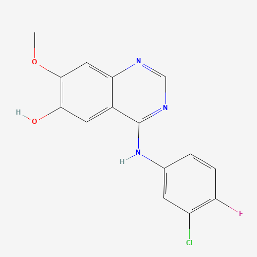 4-(3-Chloro-4-fluorophenylamino)-7-methoxyquinazolin-6-ol (CAS: 184475-71-6) - Related Chemical Product