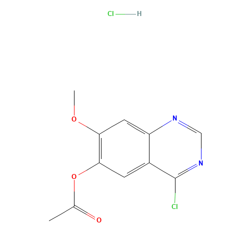 4-Chloro-6-acetoxy-7-methoxyquinazoline hydrochloride (CAS: 179688-54-1) - Related Chemical Product