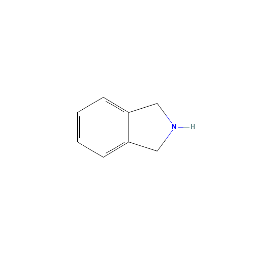 Isoindoline (CAS: 496-12-8) - Chemical Structure and Molecular Formula 