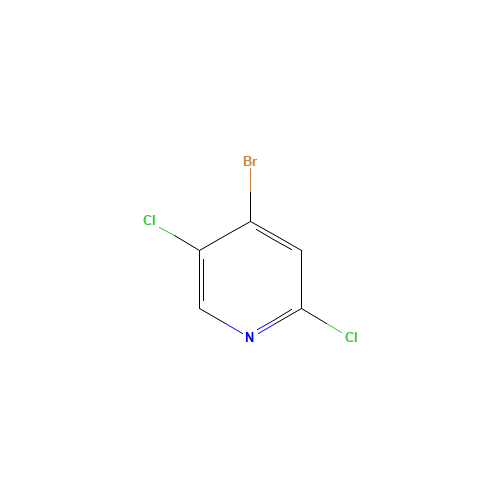 4-Bromo-2,5-dichloropyridine (CAS: 1184917-16-5) - Chemical Structure and Molecular Formula 