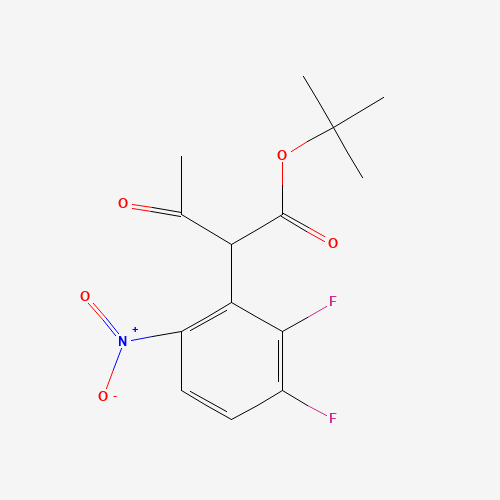 tert-butyl 2-(2,3-difluoro-6-nitrophenyl)-3-oxobutanoate (CAS: 1022112-25-9) - Related Chemical Product