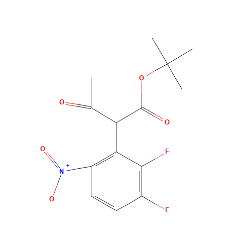 tert-butyl 2-(2,3-difluoro-6-nitrophenyl)-3-oxobutanoate (CAS: 1022112-25-9) - Related Chemical Product