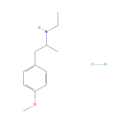 N-ethyl-p-methoxy-alpha-methylphenethylamine hydrochloride (CAS: 93963-24-7) - Related Chemical Product