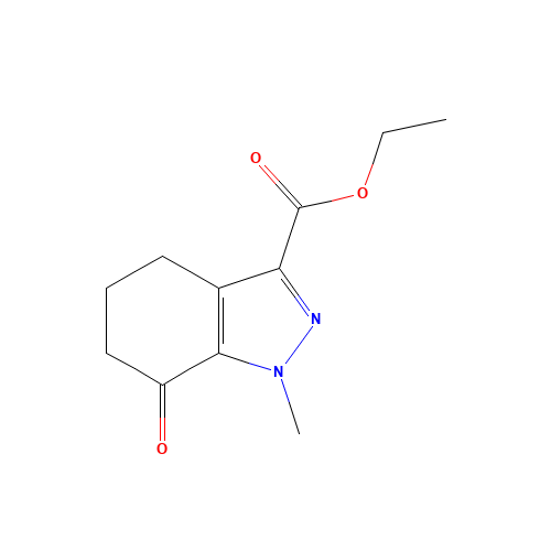 1H-Indazole-3-carboxylicacid,4,5,6,7-tetrahydro-1-methyl-7-oxo-,ethylester(9CI) (CAS: 802541-13-5) - Related Chemical Product