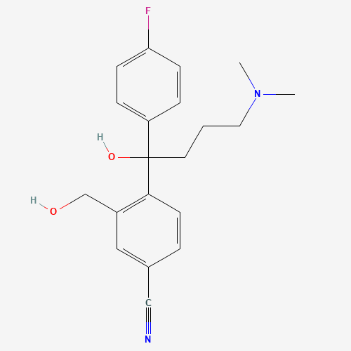 4-[4-(Dimethylamino)-1-(4-fluorophenyl)-1-hydroxybutyl]-3-(hydroxymethyl)benzonitrile (CAS: 103146-25-4) - Related Chemical Product