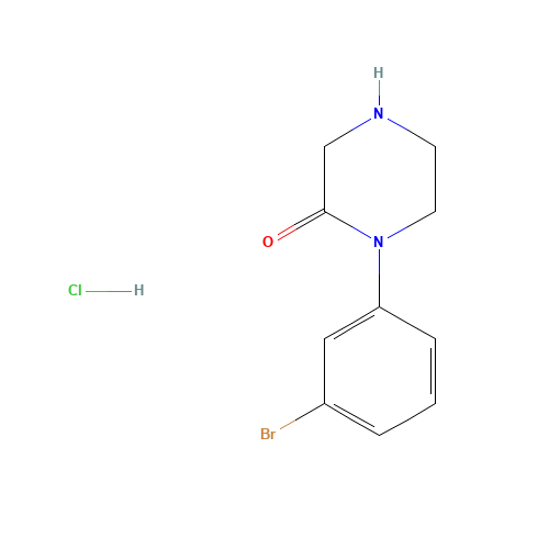 1-(3-BROMEPHENYL)-PIPERAZIN-2-ONE HCL (CAS: 215649-81-3) - Related Chemical Product