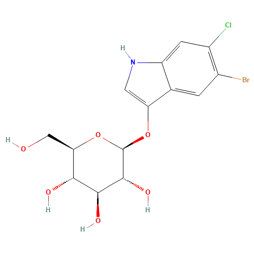 5-BROMO-6-CHLORO-3-INDOXYL-BETA-D-GLUCOPYRANOSIDE (CAS: 93863-89-9) - Related Chemical Product
