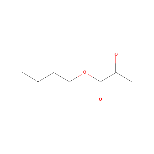 Butyl pyruvate (CAS: 20279-44-1) - Chemical Structure and Molecular Formula 