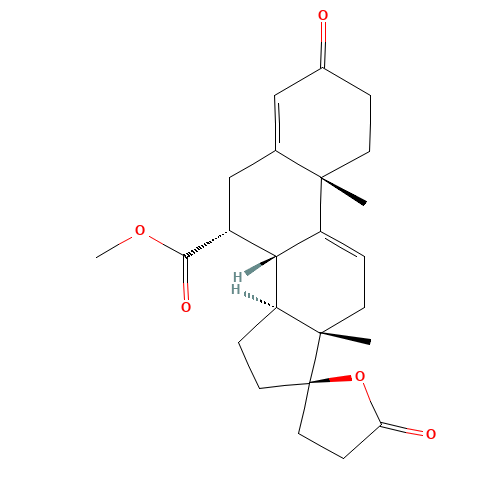 (7a,17a)-17-Hydroxy-3-oxo-pregna-4,9(11)-diene-7,21-dicarboxylicacid g-lactone methyl ester (CAS: 95716-70-4) - Related Chemical Product