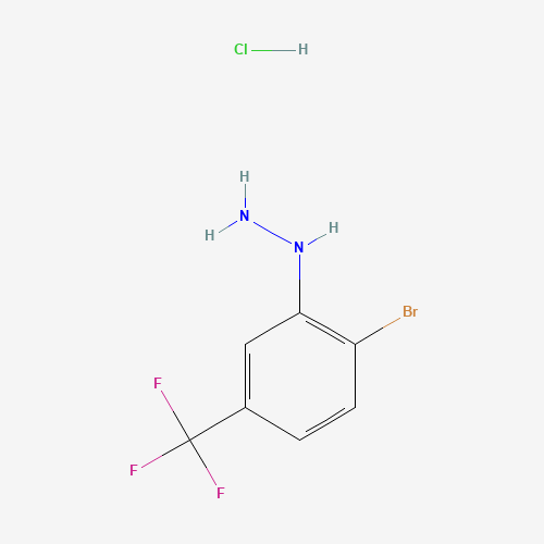 2-BROMO-5-(TRIFLUOROMETHYL)PHENYLHYDRAZINE HYDROCHLORIDE (CAS: 529512-78-5) - Related Chemical Product