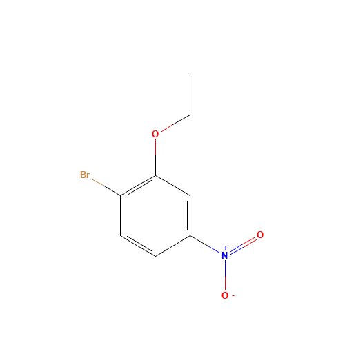 2-BROMO-5-NITROETHOXYBENZENE (CAS: 423165-33-7) - Chemical Structure and Molecular Formula 