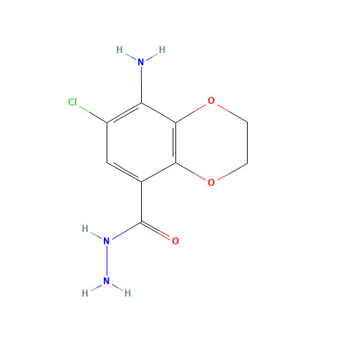 8-amino-7-chloro-2,3-dihydrobenzo[b][1,4]dioxine-5-carbohydrazide (CAS: 191024-18-7) - Related Chemical Product
