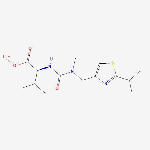 N-[N-methyl-N-((2-isopropyl-4-thiazolyl)methyl)amino)carbonyl]-L-valine,Lithium Salt (CAS: 201409-23-6) - Related Chemical Product