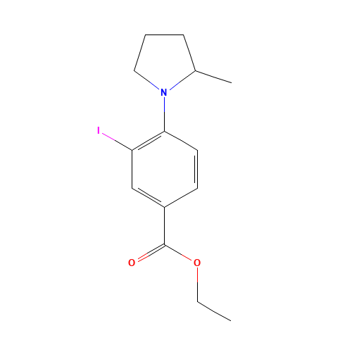ethyl 3-iodo-4-(2-methylpyrrolidin-1-yl)benzoate (CAS: 1131614-82-8) - Related Chemical Product